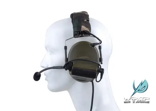 Redução de Ruído com a Orelha-copo Tactical Elemento Artes Tático Comtac ii Headset Microfones Headsets Táticos z. 5 Fones de Ouvido tático & Acessórios