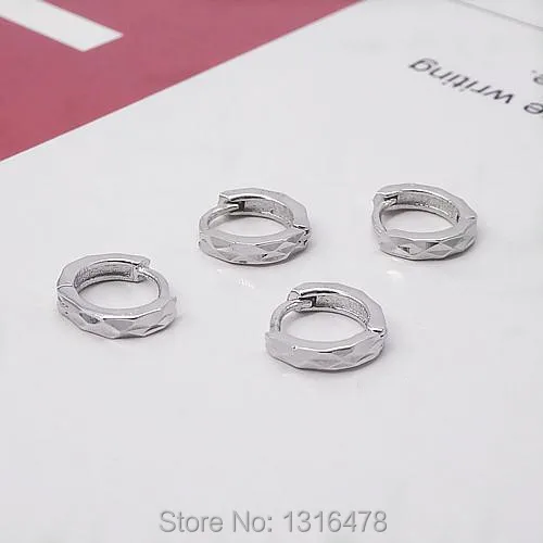 Новинка, маленькие серебряные серьги-кольца S925, очень маленькие серьги с сеткой для ресниц, маленькие серьги-гвоздики для ушей, мини-сумка, внутренний диаметр 6 мм