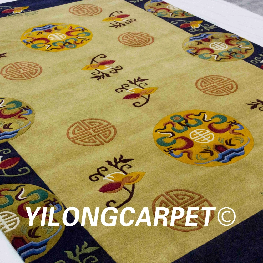 YILONG 6'x9' Непал ковры ручной работы Тибетский зона шерстяной ковер (N01 6x9)|Коврик|