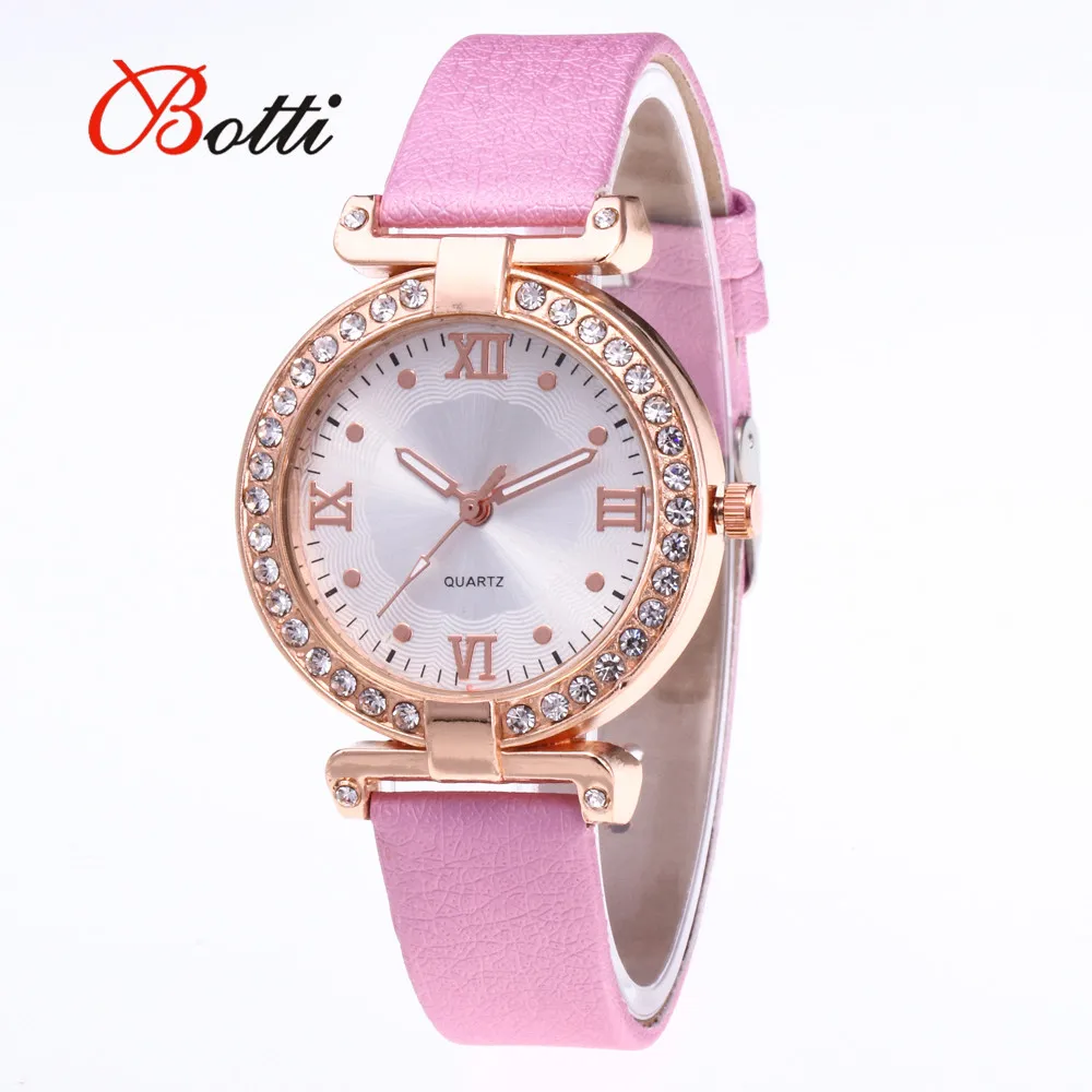 Модные женские часы люксовый бренд женские повседневные бриллиантовые Наручные часы женские кварцевые часы Relogio Feminino kol saati - Цвет: Розовый