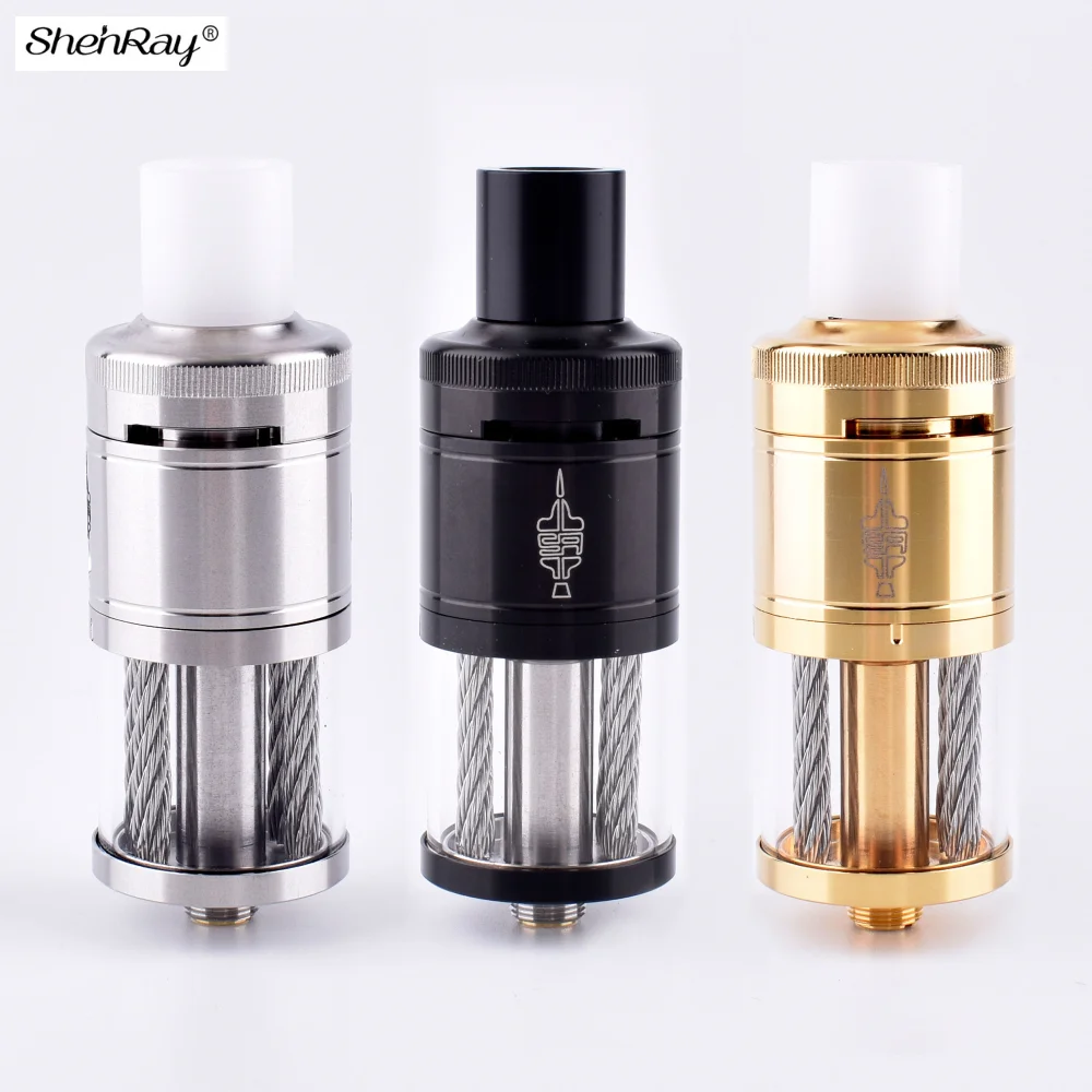 

Bogati RTA Atomizer Electronic Cigarette 316SS 5ml Rebuildable RDA RDTA Mech Tank fit Prebuilt Coils for Vape Box Mod Vaporizer
