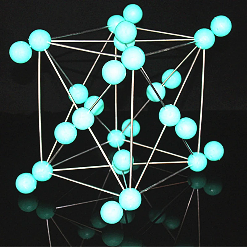 Iodine Cell Structure Model,Iodine unit cell crystal structure model,Iodine Cell Spatial configuration,Chemical teaching aids cell