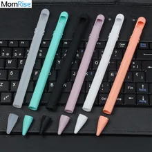 Чехол для Apple Pencil 2, мягкий силиконовый чехол для iPad Pencil 2-го поколения, чехол для планшета, стилус, держатель 360, сумка