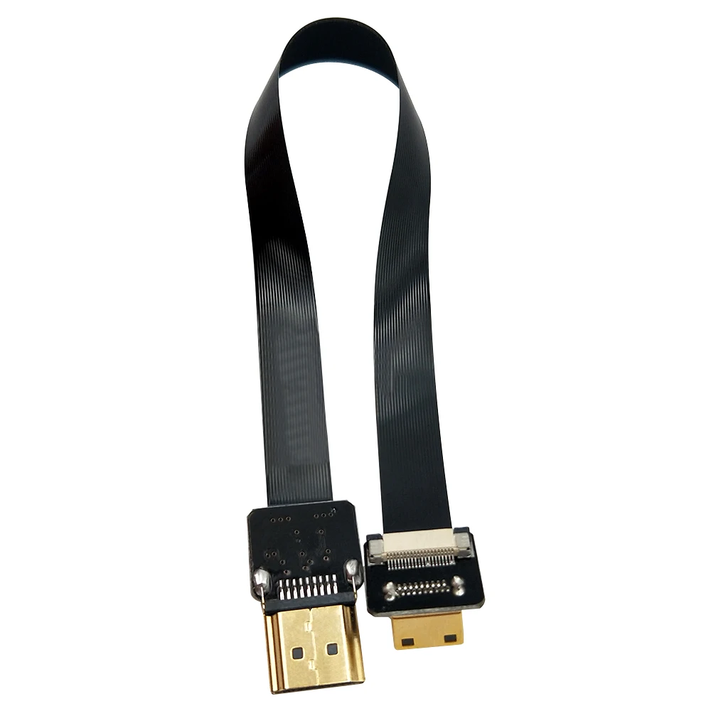 نوع danspeed fpv hdmi وذكر أن ميني hdmi 90 درجة أسفل الزاوية ذكر hdtv fpc شقة الكابل 20 سنتيمتر
