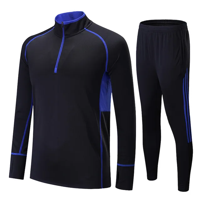 Soccer Sets Men Football Training Suit Winter Velvet Thickening Warm