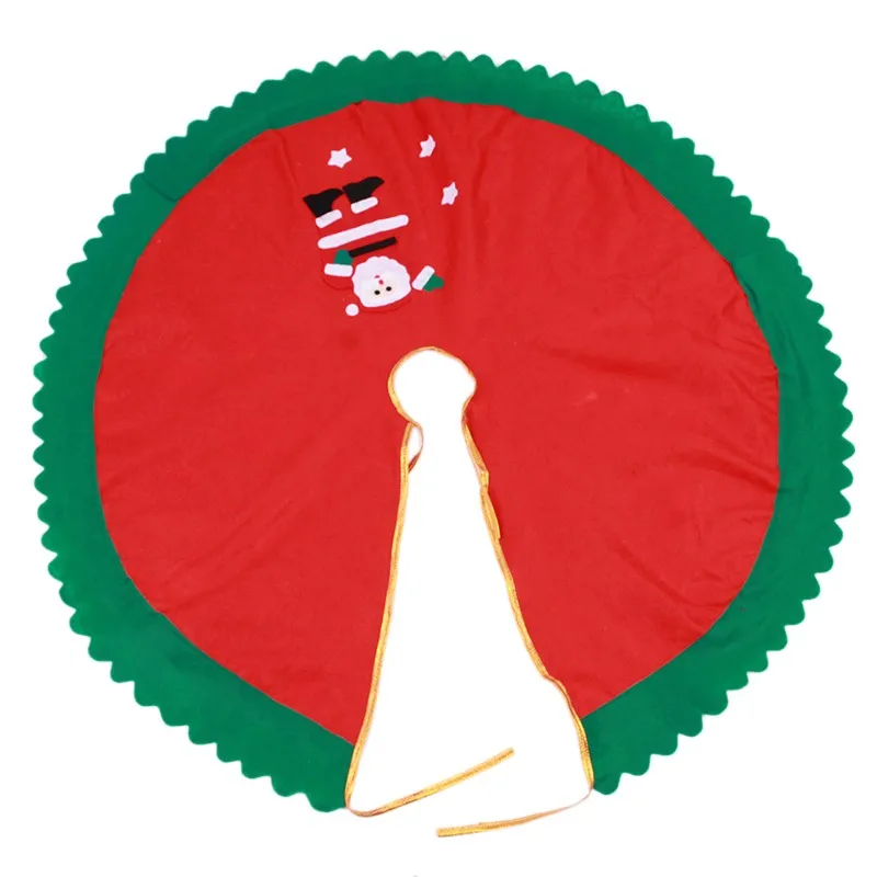 12 шт. 90 см «юбка» для елки с Санта-Клаусом Рождественская елка юбка Рождественская елка Рождественские принадлежности рождественские украшения