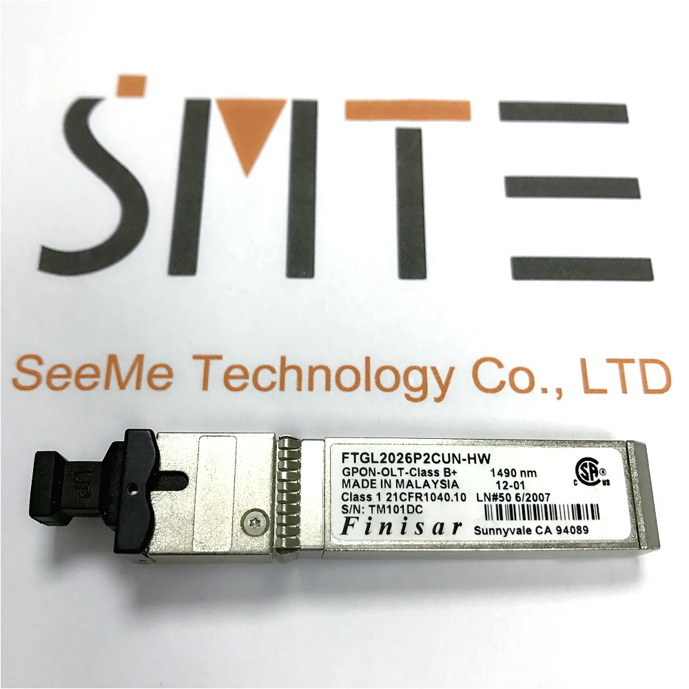Finisar FTGL2026P2CUN HW GPON OLT класс B + 1490nm Сделано в Малайзии 1 21CFR1040.10 LN #50 6/2007 TM101DC|olt|olt gpon |