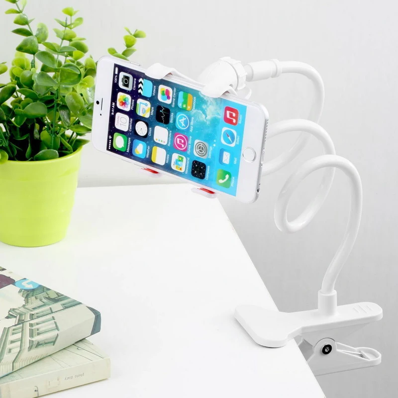 

Universal Cell Phone Holder 360 Flexible Rotating Clip Long Arms Lazy Desktop Bed Bracket Mobile Stand for iPhone Huawei GT