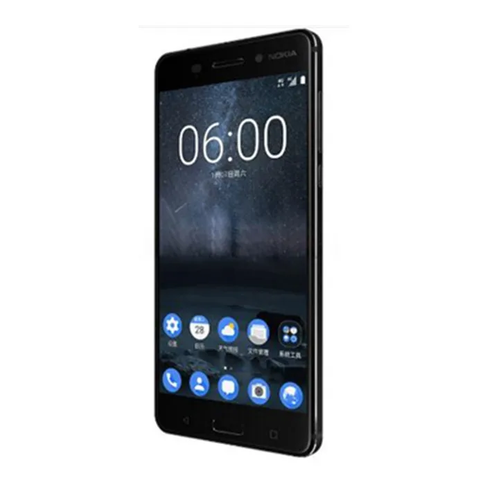Nokia 6 Android 7,0 смартфон Nougat Wi-Fi 5,5 ''4 Гб ОЗУ 64 Гб ПЗУ отпечаток пальца две sim-карты Многоязычная поддержка
