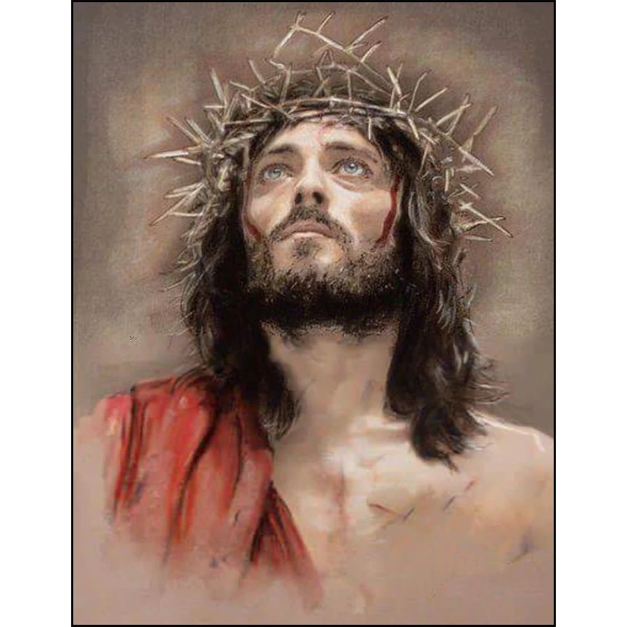 

5d DIY Diamond Painting Full Square / Round Drill Jesus Christ Religious Picture Mosaic Diamond Crystal Embroidery Cross Stitch