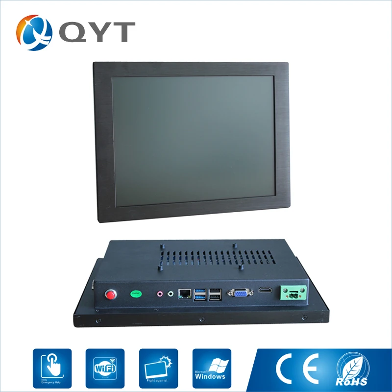 

Industrial Computer Touch CPU Intel N3150 1.6GHz 2GB DDR3 32G SSD Resolution 1280*800 Embedded Pc All In One 4*USB