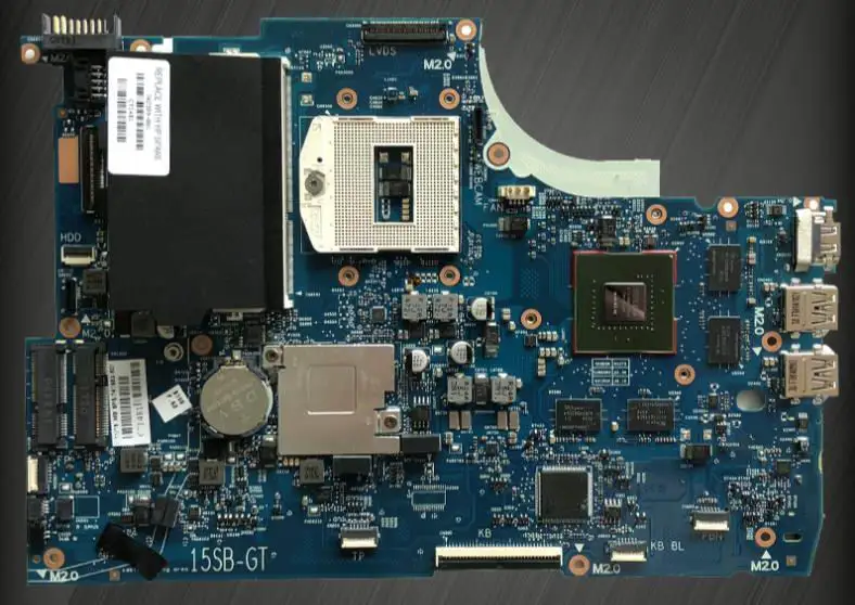 

15 15-J laptop motherboard 741653-501 HM86 GT750M 2G PGA947 Full test