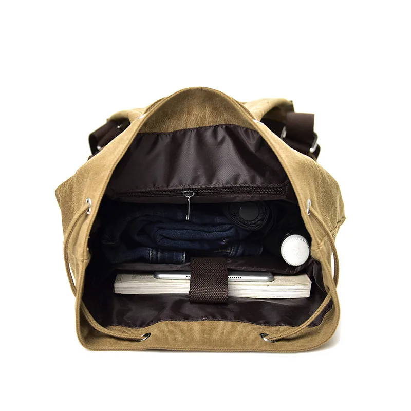 Большой Вместительный рюкзак, мужская дорожная сумка, рюкзак для альпинизма, мужские холщовые сумки через плечо, мужские холщовые рюкзаки Mochila