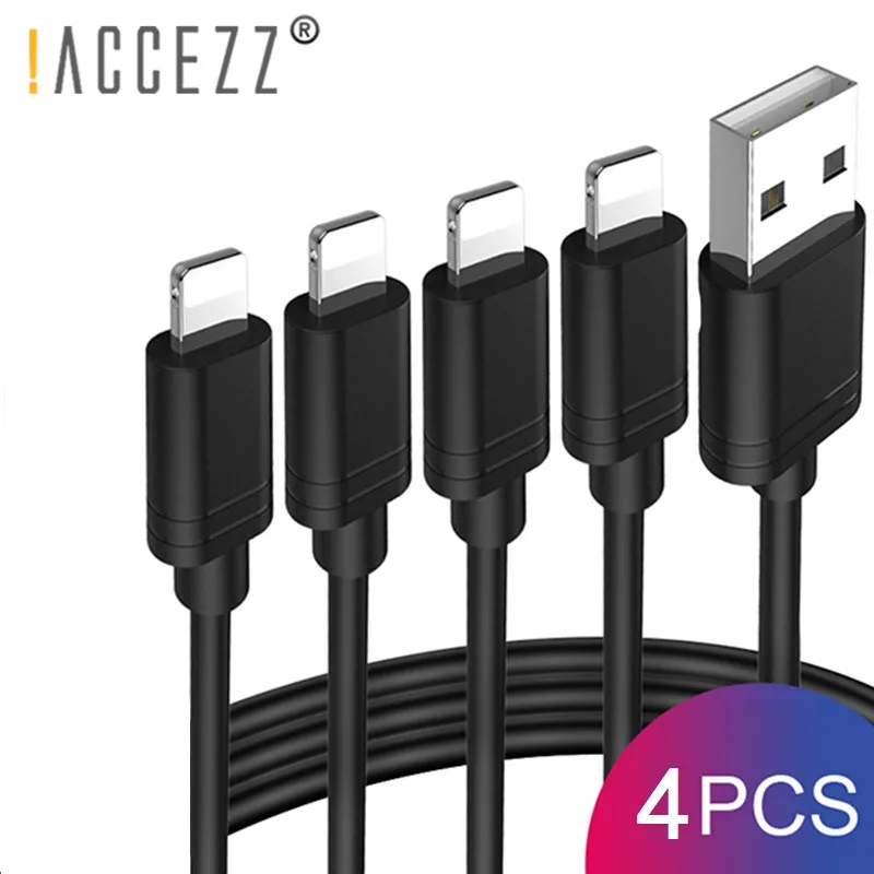 

!ACCEZZ USB Charge Cable For iPhone X 7 8 6 Plus XS Max XR iPad MiNi Tablet Lighting Charger Fast Charging Phone Data Line 0.25M