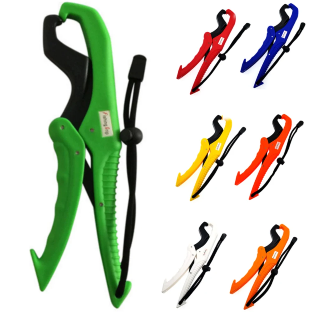 

Fish Lip Gripper 6" 9" Grip Bass Trout ABS Fishing Pliers Gear Floating Controller Fish Tool Tackle Plastic 6 Colors Free Ship