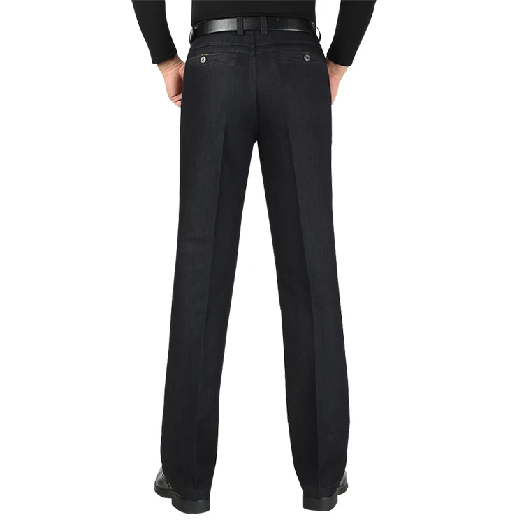men pants business gray Anti wrinkle