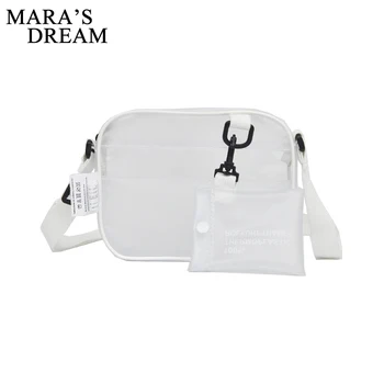 

Mara's Dream New Transparent PVC Fashion Women Messenger Bag Beach Jelly Female Designer Shoulder Small Cute Flap Crossbody Bags