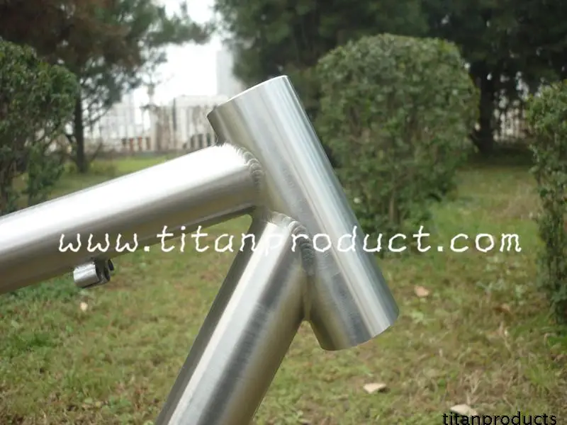 Top Titanium cross/touring bicycle frame with welded rack 7 Top Titanium cross/touring bicycle frame with welded rack 7