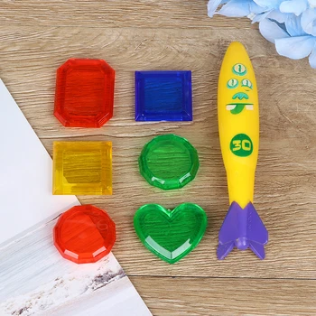 

1set=7pcs Torpedo Rocket Throwing Toy Swimming Pool Diving Game Summer Torpedoes Bandits Children Underwater Dive Sticks Toy