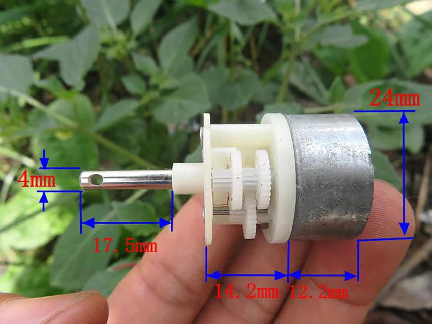 300 мотор-редуктор постоянного тока пластиковые зубчатые колеса металлический вал 6-12 в 60-95 ОБ/мин микро-редуктор ed редуктор электродвигателя DIY аксессуары