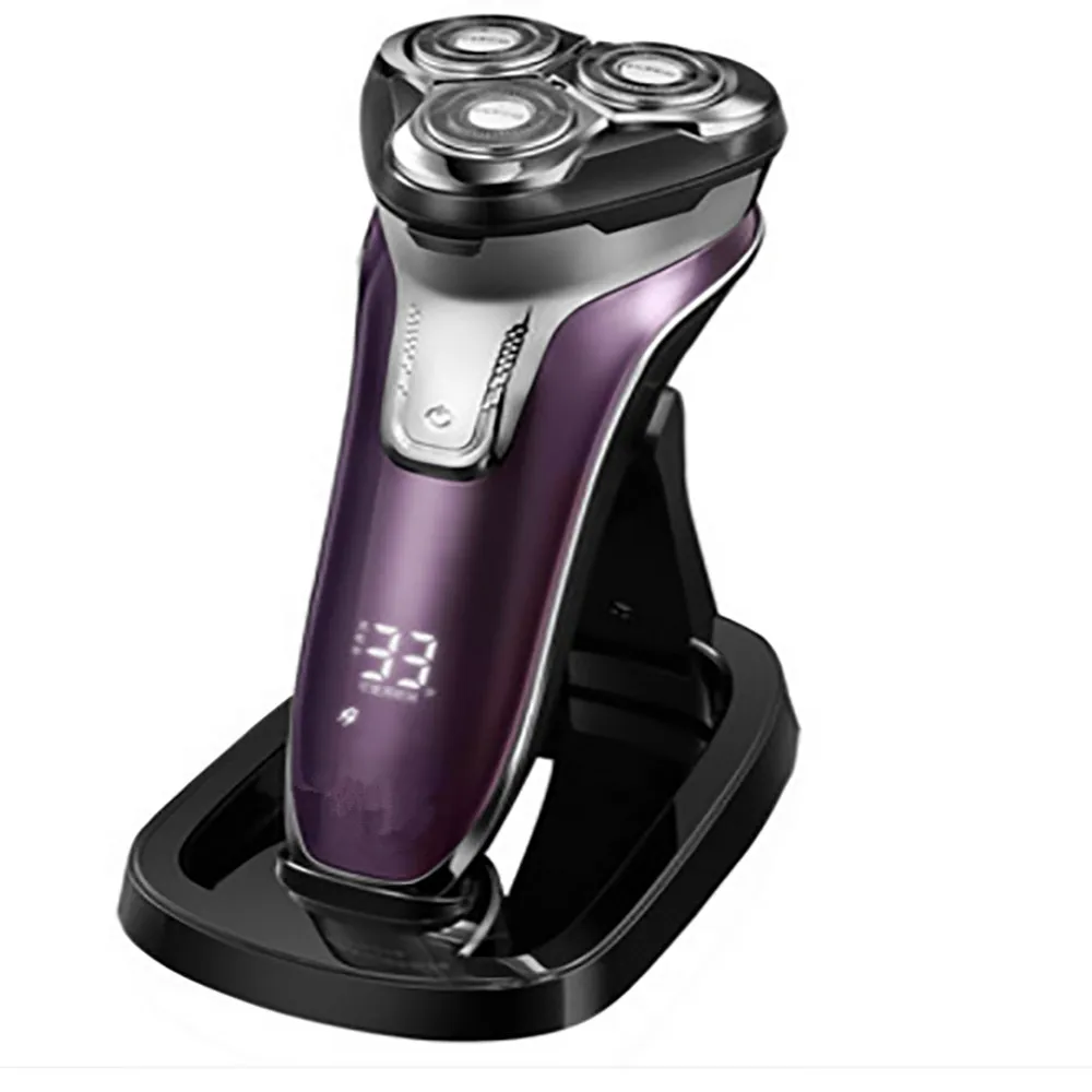 

Eelectronic Shaver Body Wash New Electric Shaver Men's Razor USB Charging Razor FS376 Universal World Votagle With LED Light
