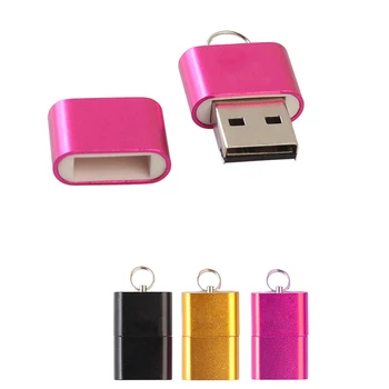 

Ultra-thin Mini Aluminium Alloy 480 Mbps USB 2.0 T Flash TF Micro SD Memory Card Reader Adapter