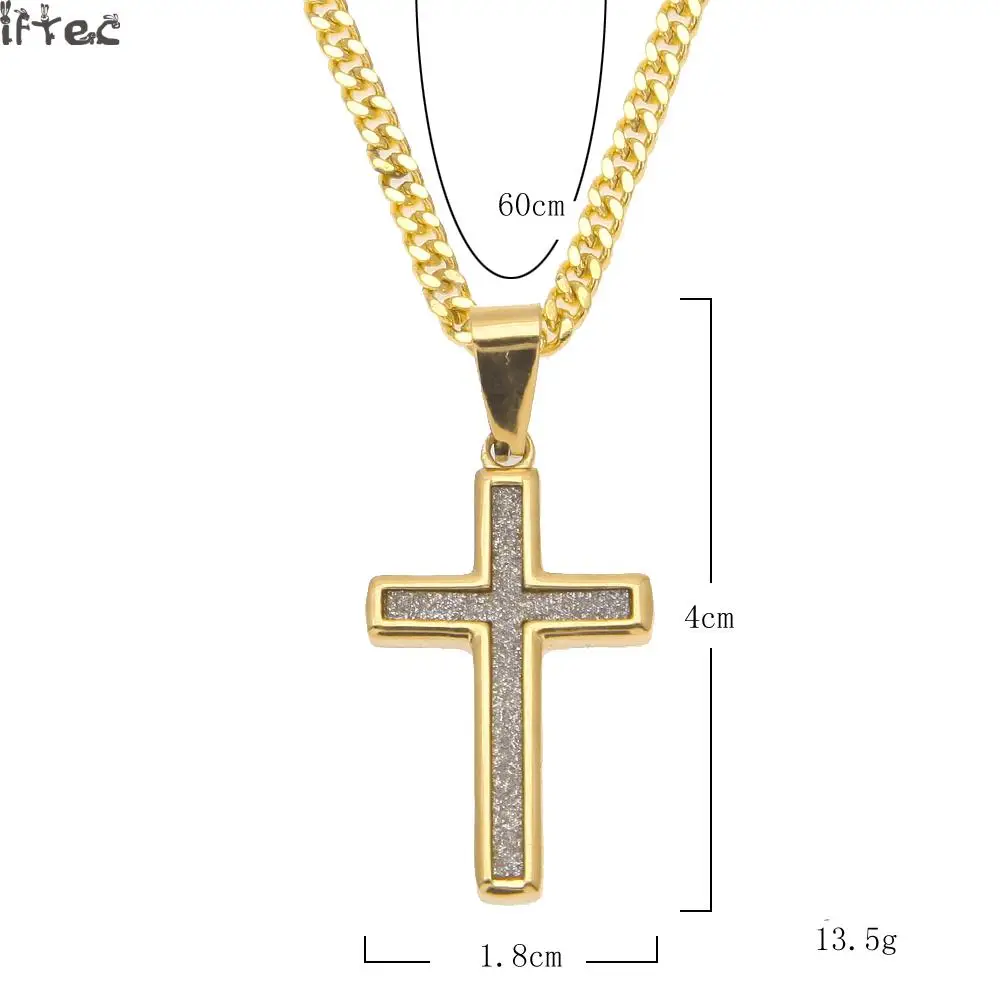 Iftec New Pink Bling Bling Cross Pendant Necklace 60cm Cuban Chain In Stainless Steel Material Hot Sale On Aliexpress Aliexpress : image Iftec New Pink Bling Bling Cross Pendant Necklace 60cm Cuban Chain In Stainless Steel Material Hot Sale On Aliexpress Aliexpress
