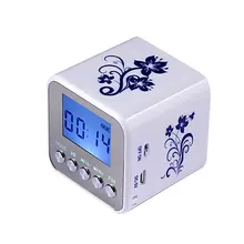 Marsnaska TT032 Мини Портативный цифровой fm-радио портативные радиоприемники поддержка SD карты динамик USB mp3 плееры с часами