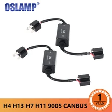 Oslamp Canbus декодер для автомобиля светодиодные фары H4 H7 H11 H8 H9 H13 9005/HB3 9006/HB4 декодер для LED Противотуманные огни лампы