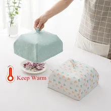 Кухонная Крышка для еды Складная Изолированная алюминиевая фольга сохраняет тепло термоизоляционный для продуктов Крышка для пикника Посуда Настольная Крышка кухонные инструменты