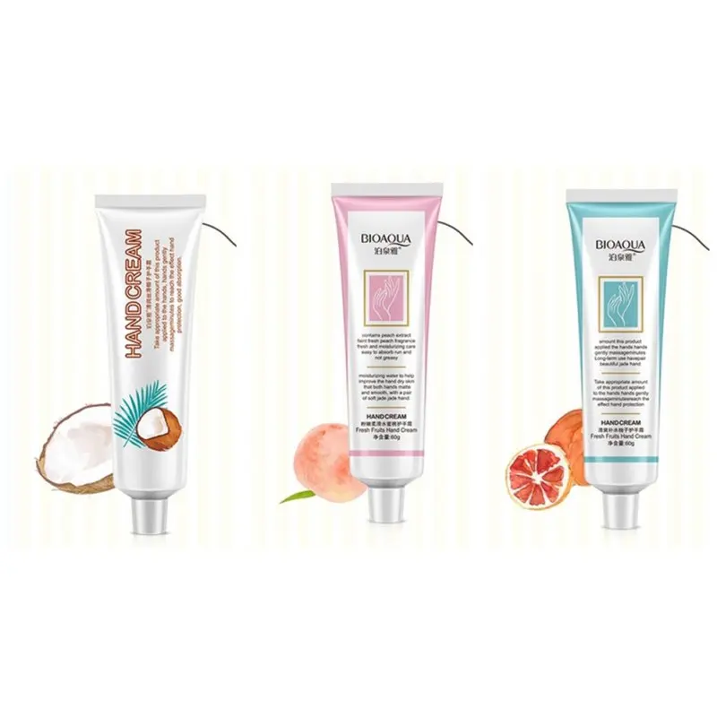 

60g Coconut oil fragrance moisturizing hand cream nourishing skin care Anti chapping anti Aging whitening cream