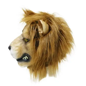 

Novelty Halloween Costume Cosplay Decoration Animal Latex Head Lion Mask