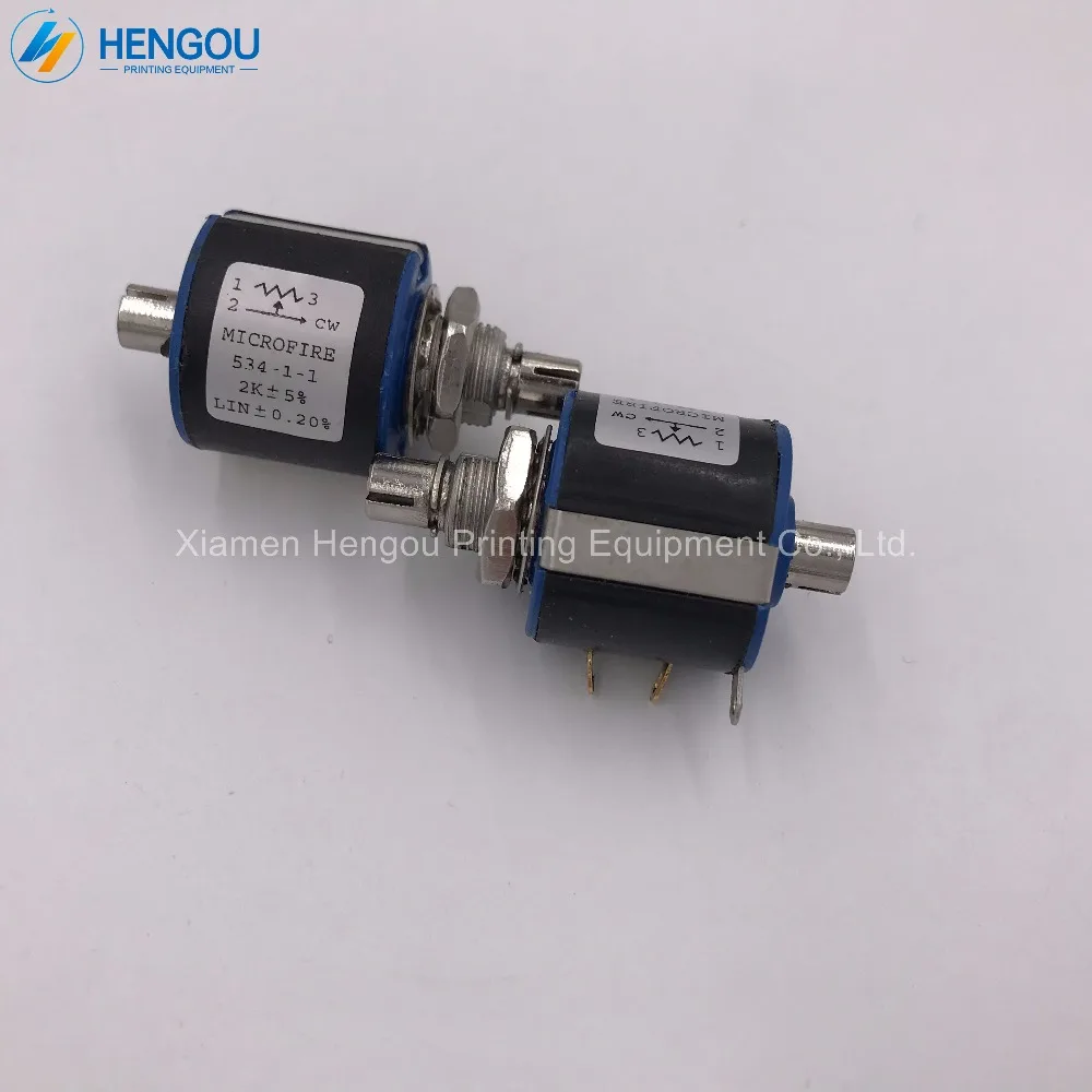 

2 pieces Hengoucn offset printing parts 2k potentiometer CD102 SM102 potentiometer 71.186.5321