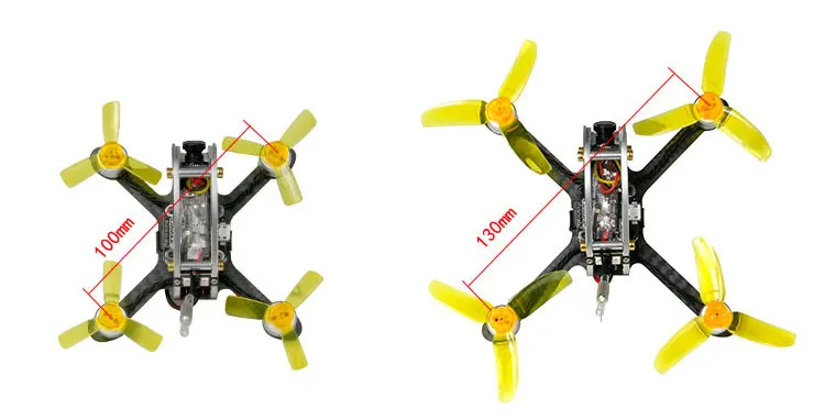 

100/130 PNP FPV Racer Drone Mini fly egg Indoor Quadcopter PIKO BLX Flight Control with DSM-2/XM/FS-RX2A/FM800 Receiver F21459