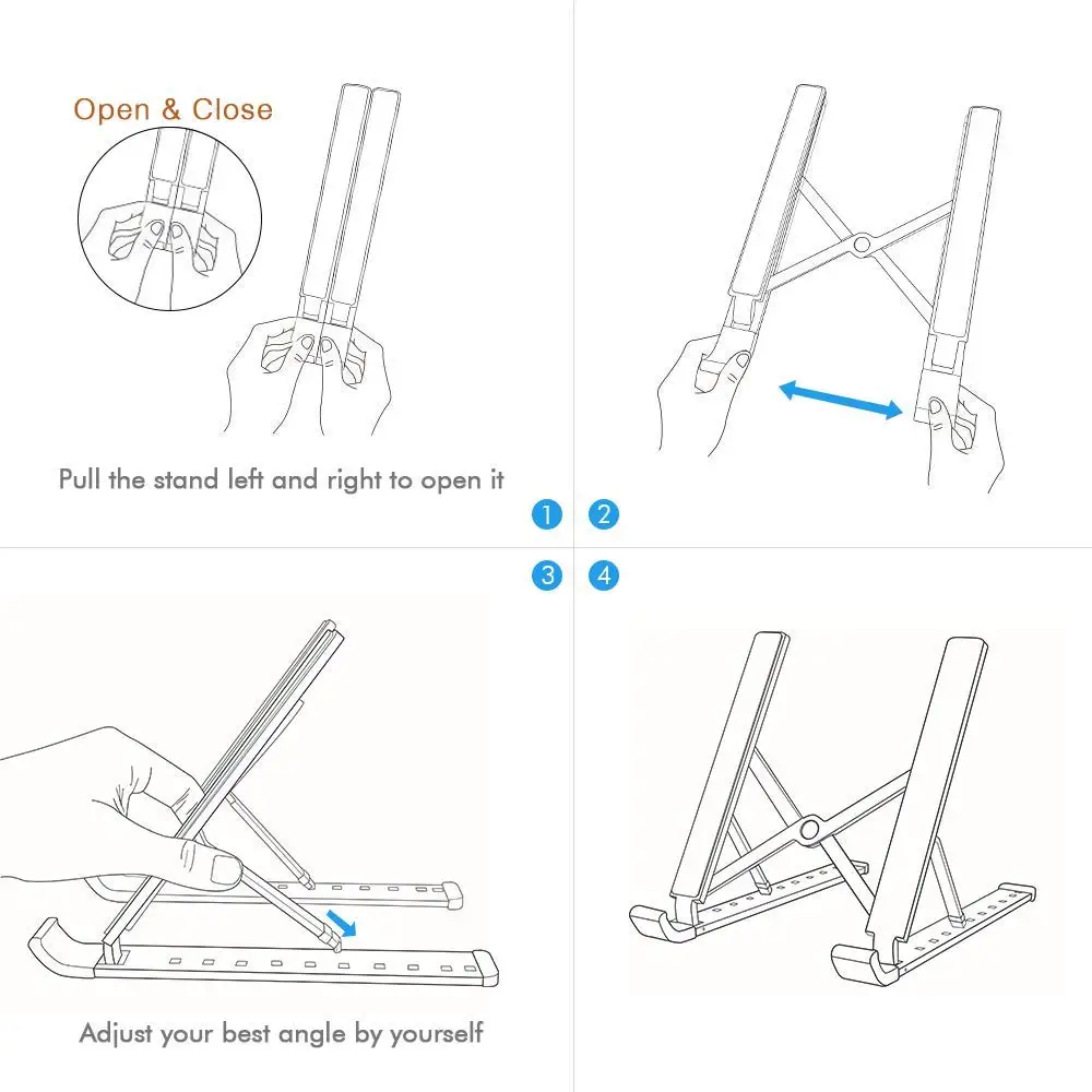 laptop  adjustable stands folding (5)