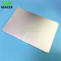 SWMAKER 300x200 мм Reprap Prusa i3 3D принтер тип обновления анодированный алюминиевый наколенник с пластиной пластины для подогрева кровати