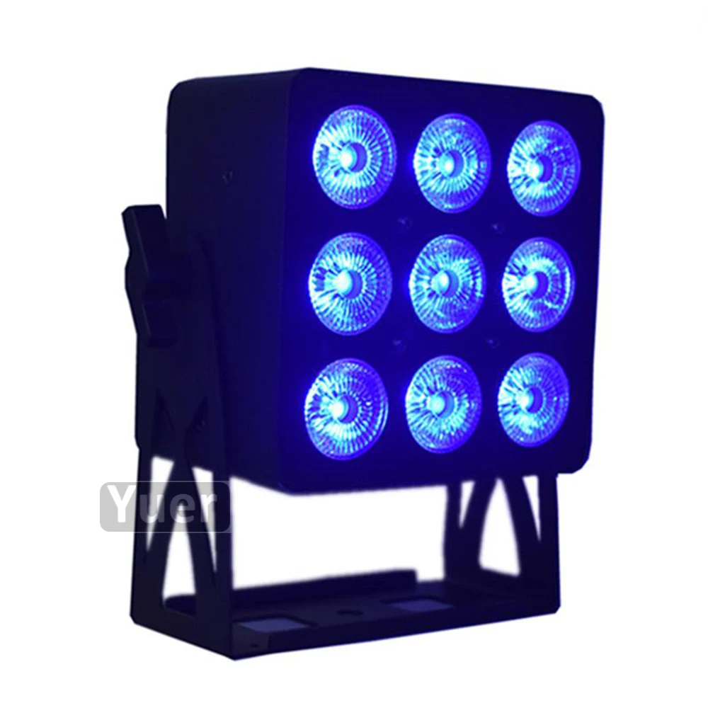 4 шт./лот 9x18 Вт LED RGBWA UV 6в1 Par свет DMX512 6/10 канальный DJ диско вечерние Клубные бар