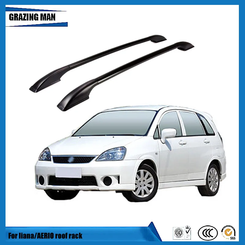

For Liana Roof Racks Bars Side Rail Luggage Bar Travel Storage Luggage Roof Rail aluminum alloy 160cm