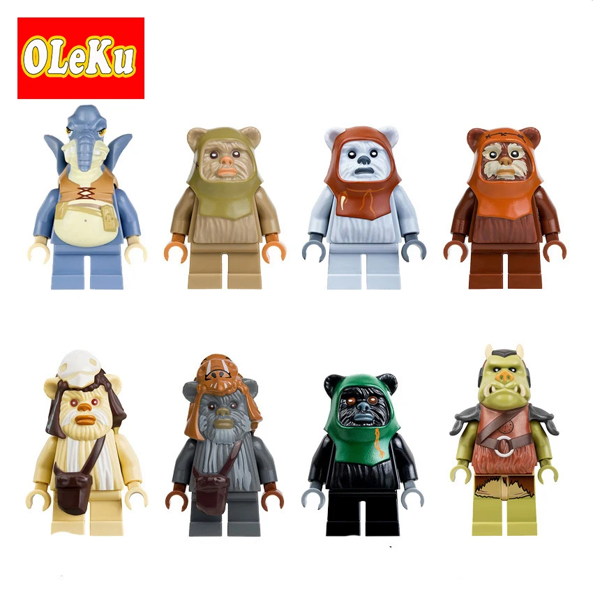 Satrwars single sale Ewok Village Tan Tokkat Wicket Star Wars Figures Bricks Building Blocks Star Wars