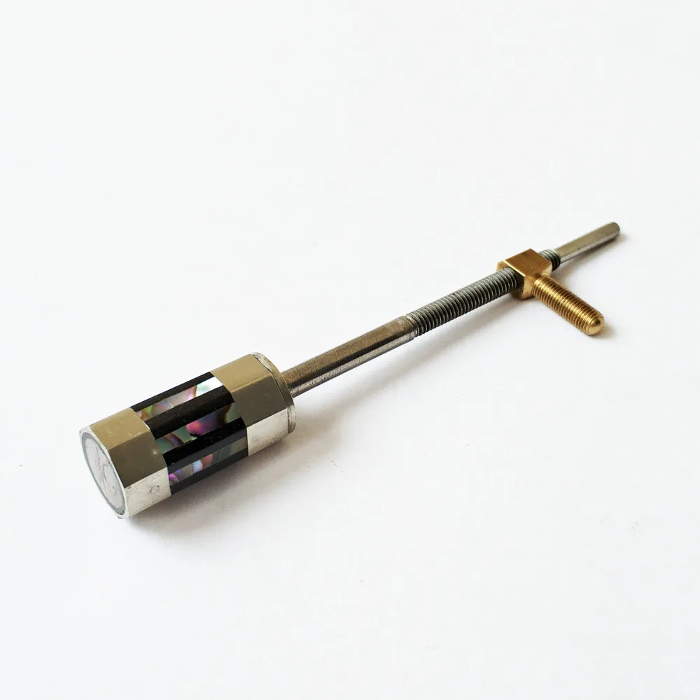 

One Piece Cello Advanced Level Nick-Silver Ebony Button for Bow Frog FPC023