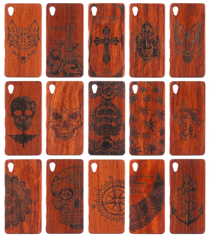 

For Sony Z 5 Z5 E6603 Case Natural Wood Back Cover Hard Phone Case for Sony Xperia Z5 D6603 D6633 D6653 D6683 Wooden Shell Cover