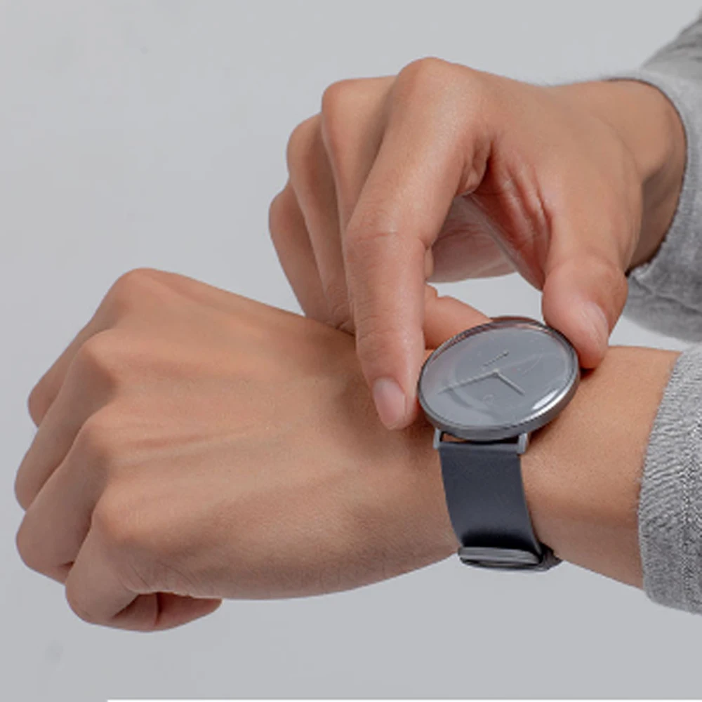 100% Смарт часы Xiaomi Mijia кварцевые с шагомером Smartband Bluetooth 4 0 Mi Band автоматической