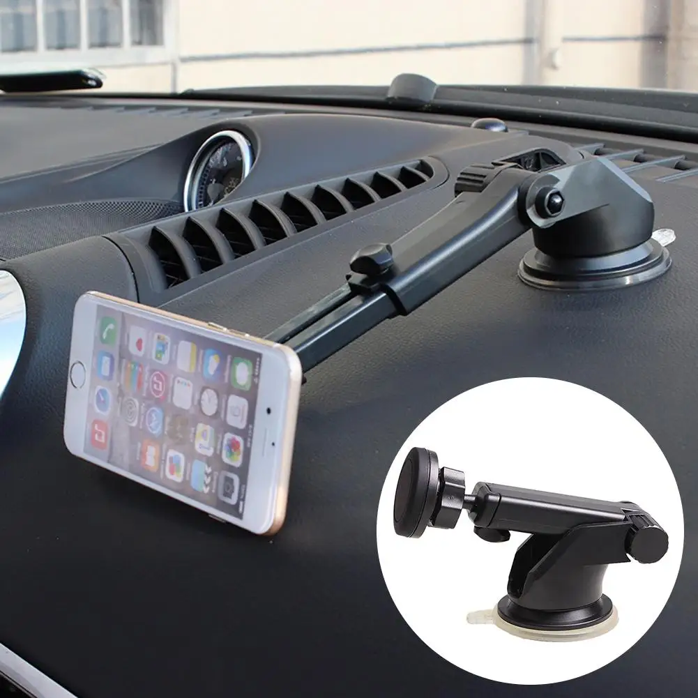 

Car Dashboard Windshield Sucker Mobile Phone GPS Telescopic Arm Magnet Holder for All Mobile Phone Car Phone Holder