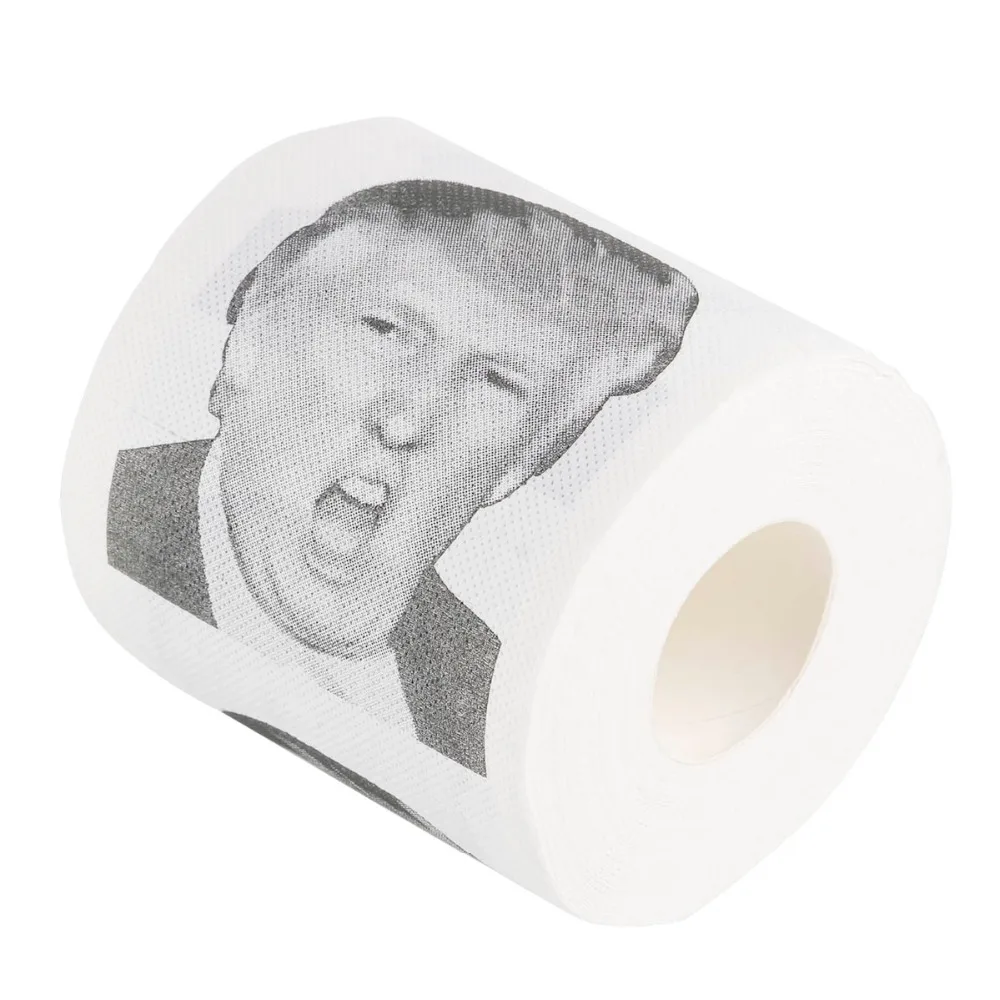 Кухня белый Дональд Трамп Gape Humour Туалетная коробка бумажная канистра рулон