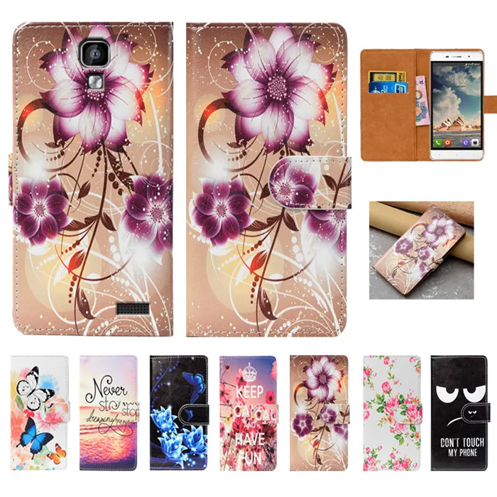 

For BQ BQS-5010 Case High Quality Pu Leather 5.0" Flip Wallet Case Back Cover Book Case For BQ BQS-5010 Prague Cases