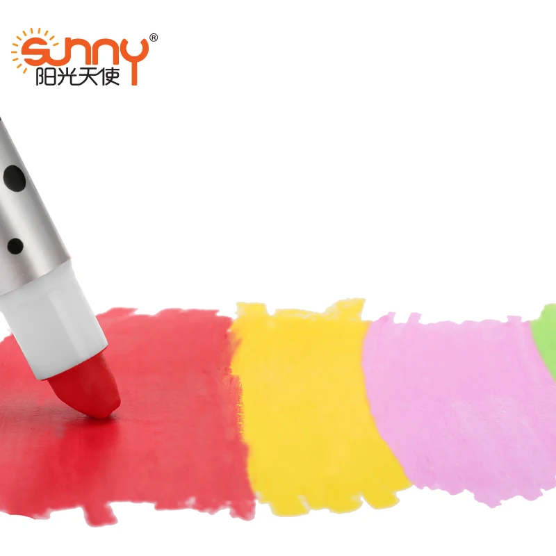 Sunny 16 colors Silky crayon chalks kids  crayons  art pen pastel  cheap Drawing painting for children
