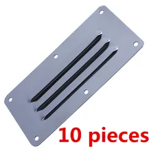 10 шт., нержавеющая сталь, морские аксессуары, для лодки, яхты, вентиляционная решетка, крышки, вентиляционная решетка, крышка, 126X65 мм