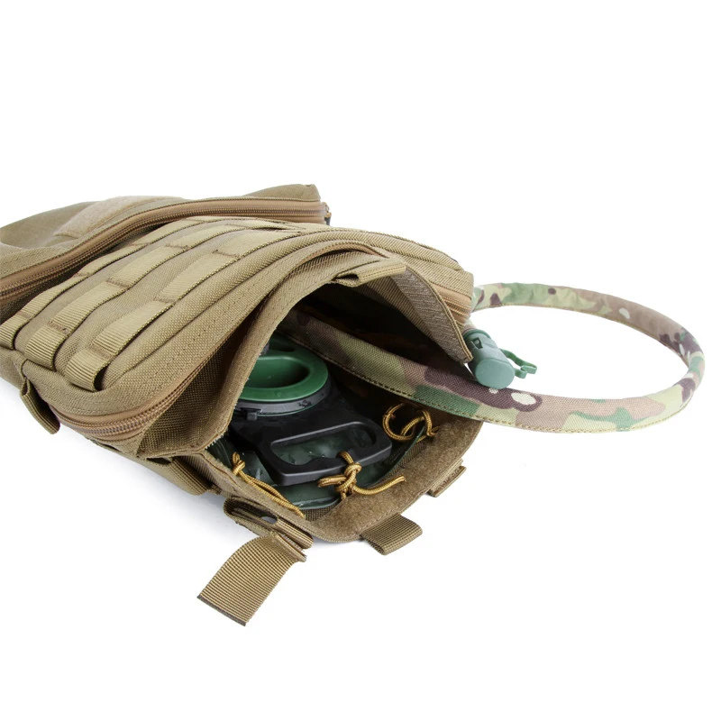 Spanker Portable MOLLE Hydration Pack Modular Assault Molle for 3L Water Bag Military Paintball Tactical Vest Hydration Backpack Spanker Portable MOLLE Hydration Pack Modular Assault Molle for 3L Water Bag Military Paintball Tactical Vest Hydration Backpack