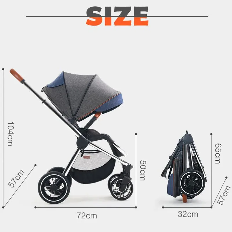 Kidsworld детские тележки складной портативный легкая детская коляска Kinderwagen Poussette путешествия для новорожденных