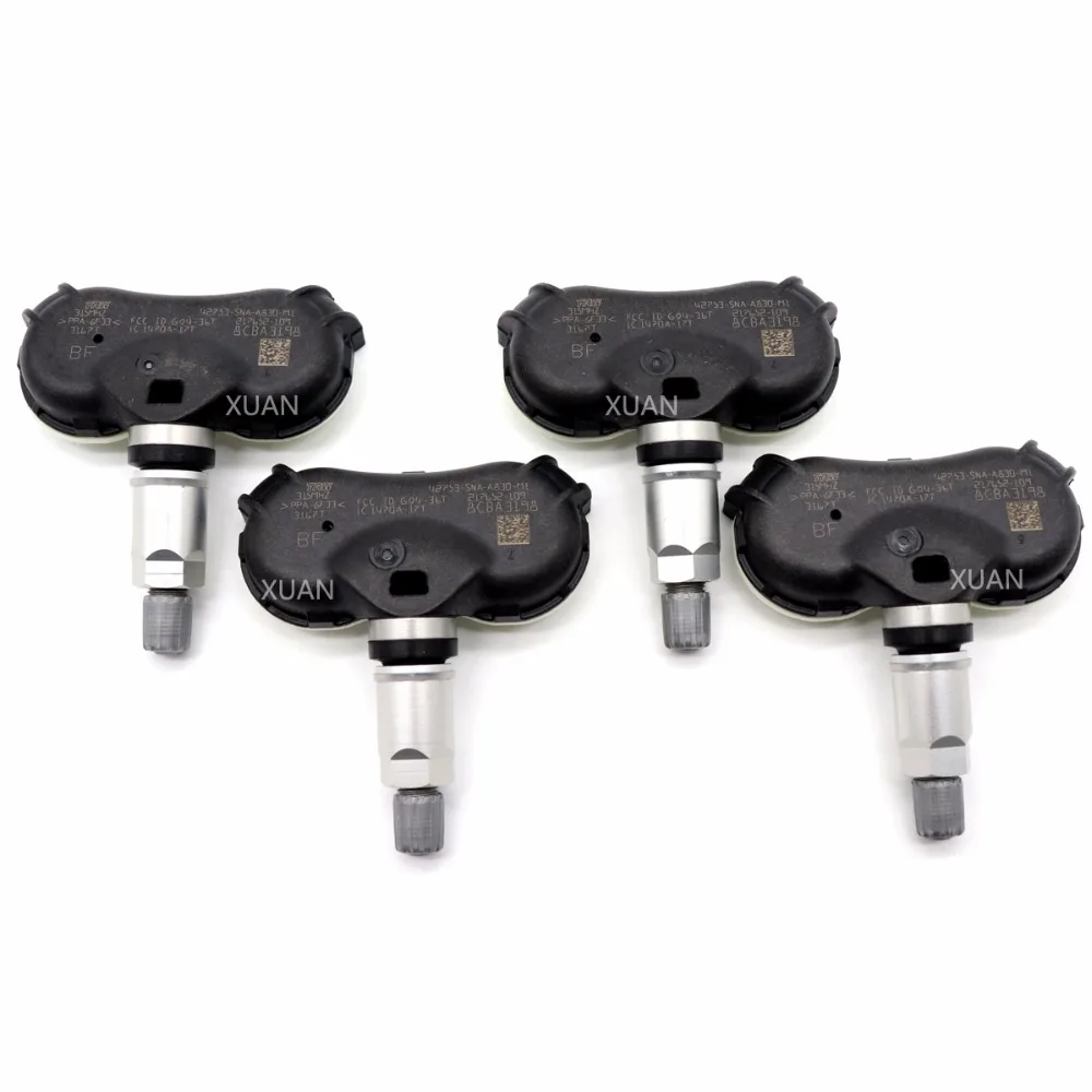 XUAN датчик давления в шинах TPMS 42753 SNA A830 M1 для Honda Fit Odyssey CR Z Civic Insight Element Acura CSX